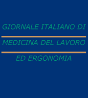 Copertina di Giornale Italiano di Medicina del Lavoro ed Ergonomia