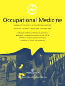 Copertina di Occupational Medicine