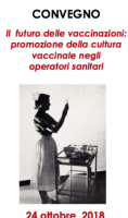 Locandina di Il futuro delle vaccinazioni: promozione della cultura vaccinale negli operatori sanitari