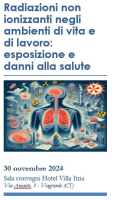 Locandina di Radiazioni non ionizzanti negli ambienti di vita e di lavoro: esposizione e danni alla salute