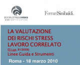 Locandina di Valutazione Rischi stress lavoro correlato