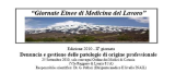 Locandina di Denuncia e gestione delle patologie di origine professionale