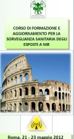 Locandina di CORSO DI FORMAZIONE E AGGIORNAMENTO PER LA SORVEGLIANZA SANITARIA DEGLI ESPOSTI A NIR