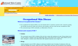 Screenshot di Occupational Skin Disease