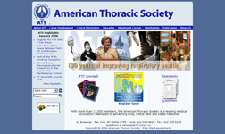 Screenshot di American Thoracic Society