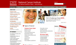 Screenshot di National Cancer Institute