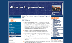 Screenshot di Diario per la Prevenzione