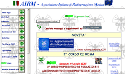Screenshot di Sito Ufficiale della A.I.R.M.